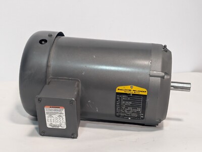 Baldor VM3614 Industrial Motor, 2HP, TEFC, 3-Ph, 208-230  460v, 1140rpm, 184C