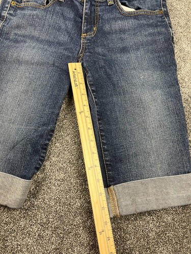 DKNY Jeans Womens Bermuda Denim Shorts Size 6 Medium Wash Cotton Blend - Picture 6 of 8