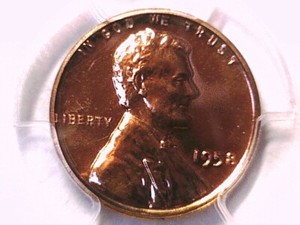 1958 Proof Lincoln Wheat Cent Penny PCGS PR 67 RD 24443812
