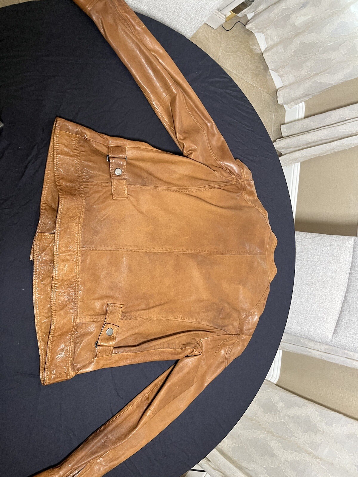 Brema Leather Jacket Light Brown - image 11