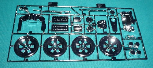 1965 Corvette Sting Ray Monogram 1/8 Chrome Wheels Engine Etc.