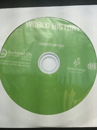 Switched on Schoolhouse 10th grade History, pick the year, FREE SHIP AOP SOS - Picture 7 of 8