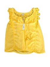 NWT Max Studio Gauze Sleeveless V Neck Blouse Size XS