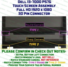 Dell Inspiron 13 7359 7347 7348 13.3" FHD Touch Screen Assembly PYR9V 0PYR9V