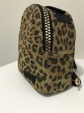 steve madden leopard backpack