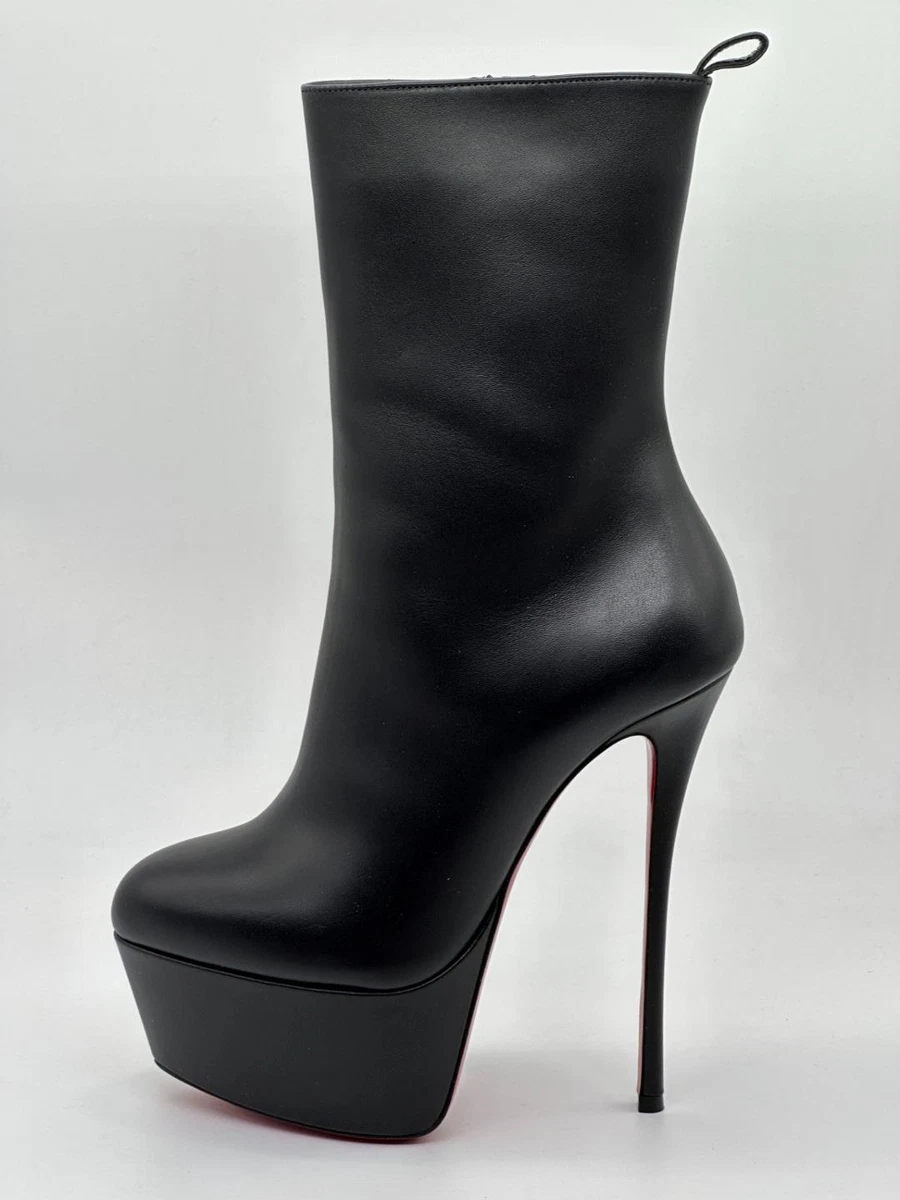 Bottes en cuir plates formes Christian Louboutin DOLLY BOTY ALTA 160 1645