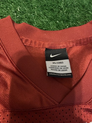 AUTHENTIC NIKE OKLAHOMA SOONERS NCAA FOOTBALL JERSEY YOUTH BOYS XL (20) - Picture 7 of 7