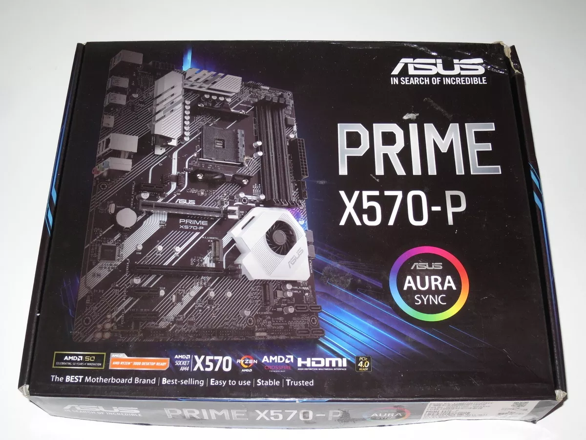 ASUS Prime X570-P AM4 PCIe 4 Dual M.2 HDMI SATA 3 USB 3.2 AMD ATX