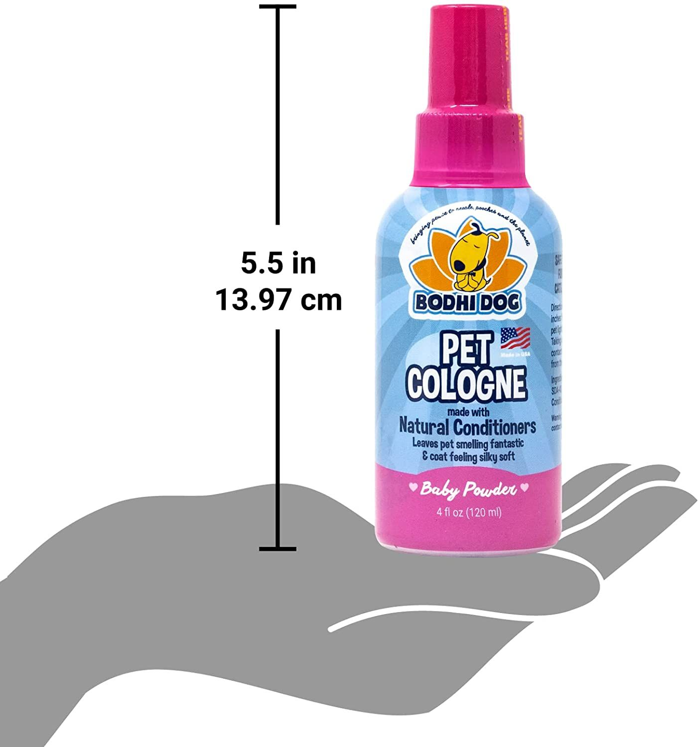 Bodhi Dog Natural Pet Cologne Premium Scented Perfume 4 Fl Oz (Pack