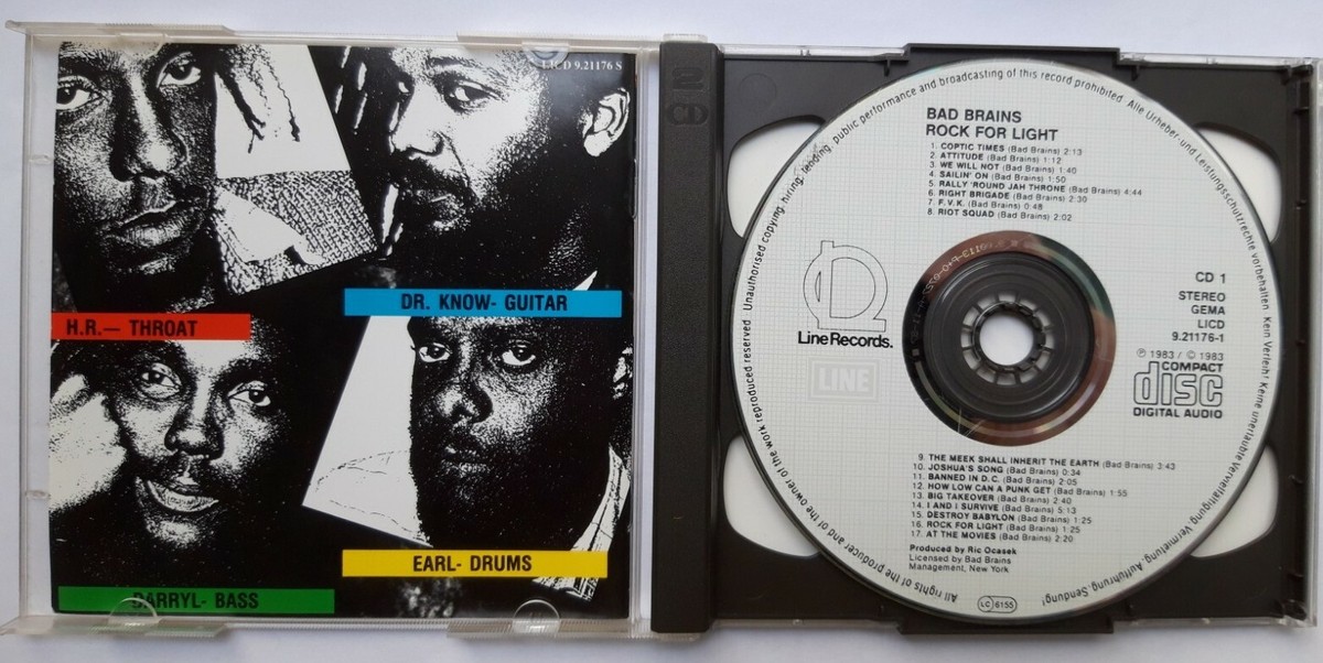 BAD BRAINS Rock For Light / I Against I 2CD DoCD | Line