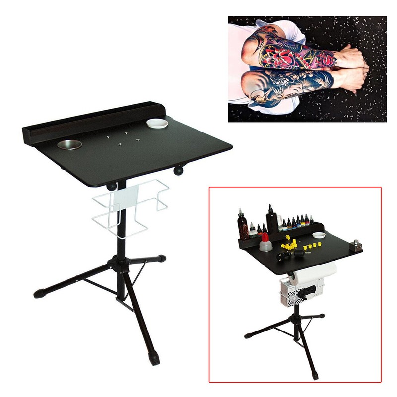 Salon Tattoo Table Desk Tattoo Work-Station Tray Tattoo Workstation Stand Tray