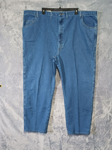 Wrangler Rugged Wear Jeans Men 62x34 Flex Denim Stretch Relax Fit Over Boots