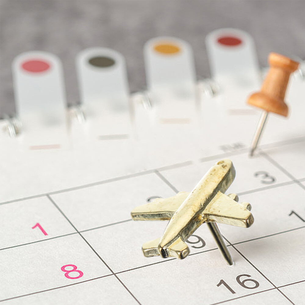 Ymapinc 30pcs Black Thumb Tacks With Flat Head, Reusable