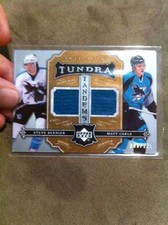 STEVE BERNIER MATT CARLE 2007-08 UD ARTIFACTS "TUNDRA TANDEMS" DUAL JERSEY /125!