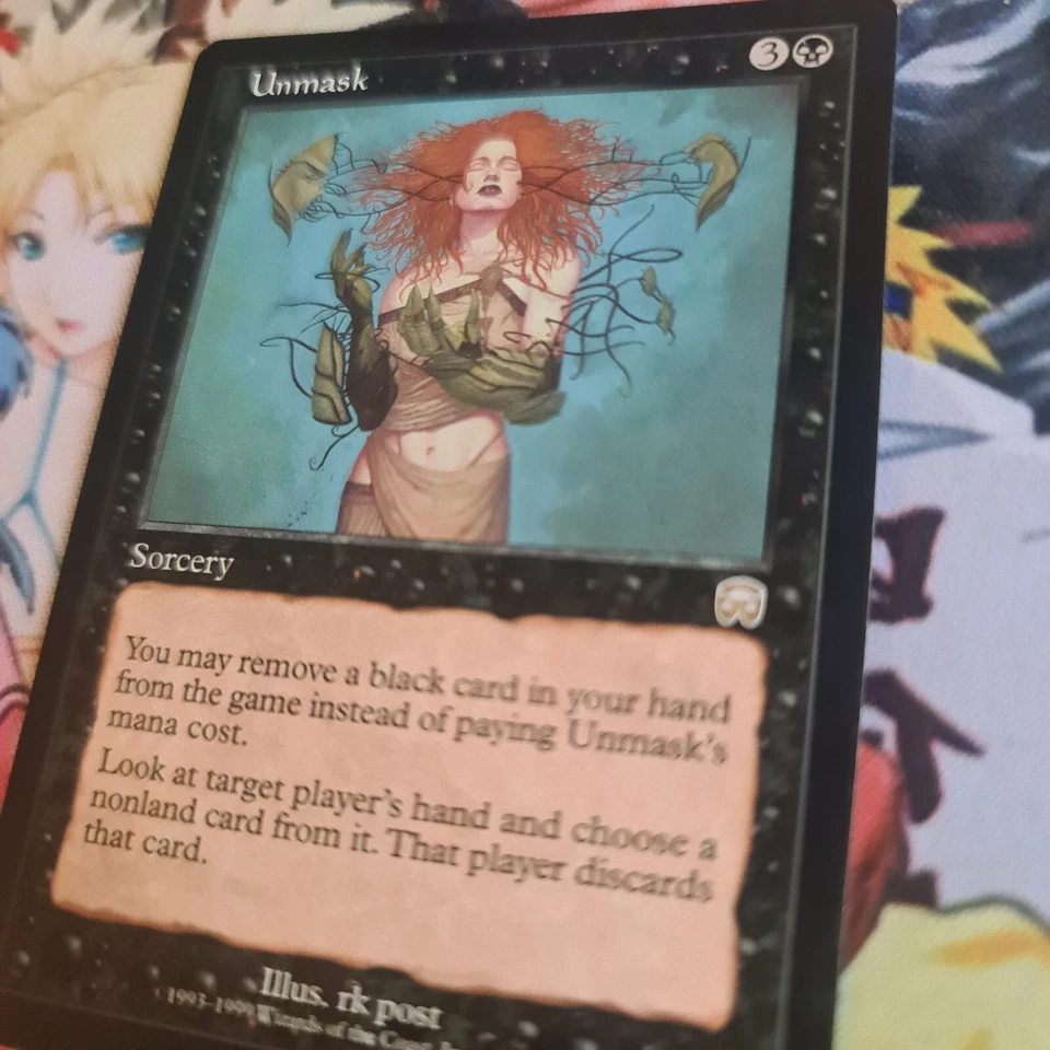 MTG Unmask / Demaskieren ENG NM Magic the Gathering Mercadian Masques OG Card - Bild 3 von 4