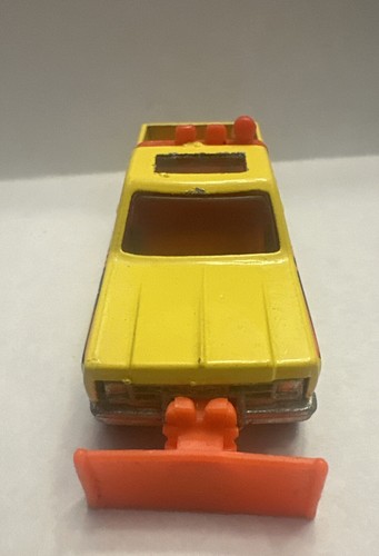 Vintage 1979 Hot Wheels Speedy Removal Yellow Truck/Plow Hong Kong Blackwall - Picture 2 of 6