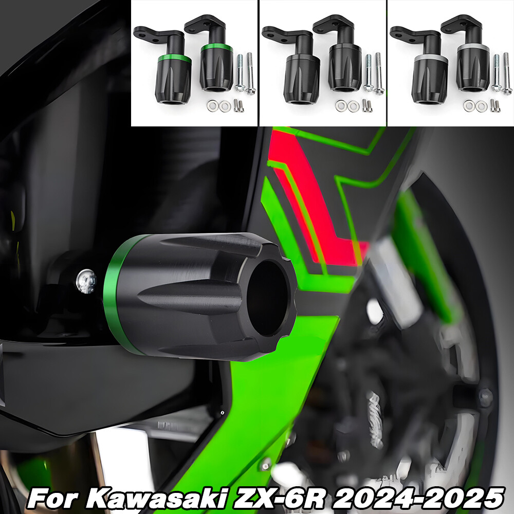For KAWASAKI NINJA ZX-6R ZX6R 24-25 Engine Crash Pads Frame Slider