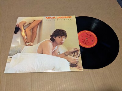 Mick Jagger Shes The Boss Rock Record lp original vinyl album