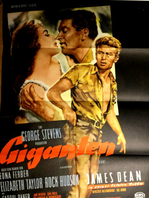 Giganten James Dean Rock Hudson Filmposter A 1 Original Kinoplakat 60/84