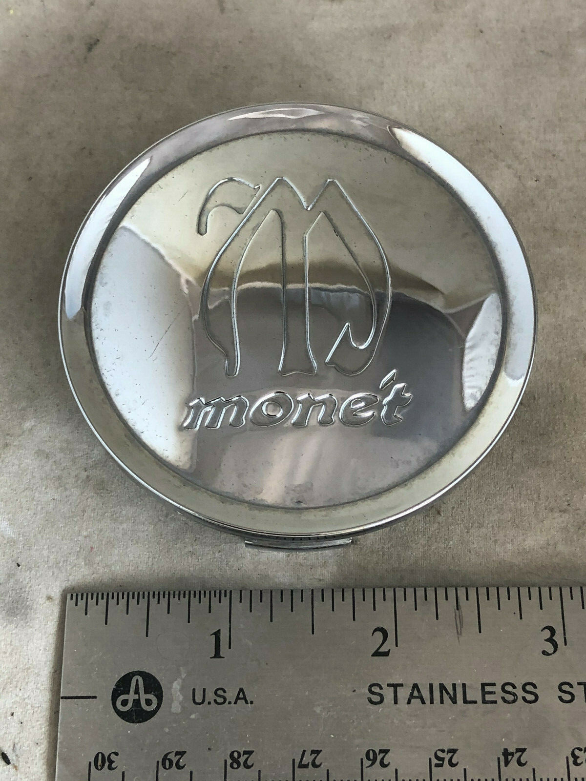 MONET Custom Wheels Chrome Wheel Rim Hub Cover Center Cap C-356-image