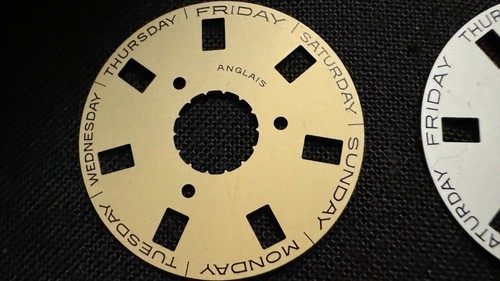 Rolex Calendar Disc Champagne and White Rolex Watches. Genuine Date Disc - Picture 4 of 13