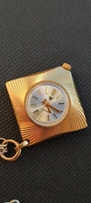 Women's watch-pendant , chain, USSR gold plated AU 2t