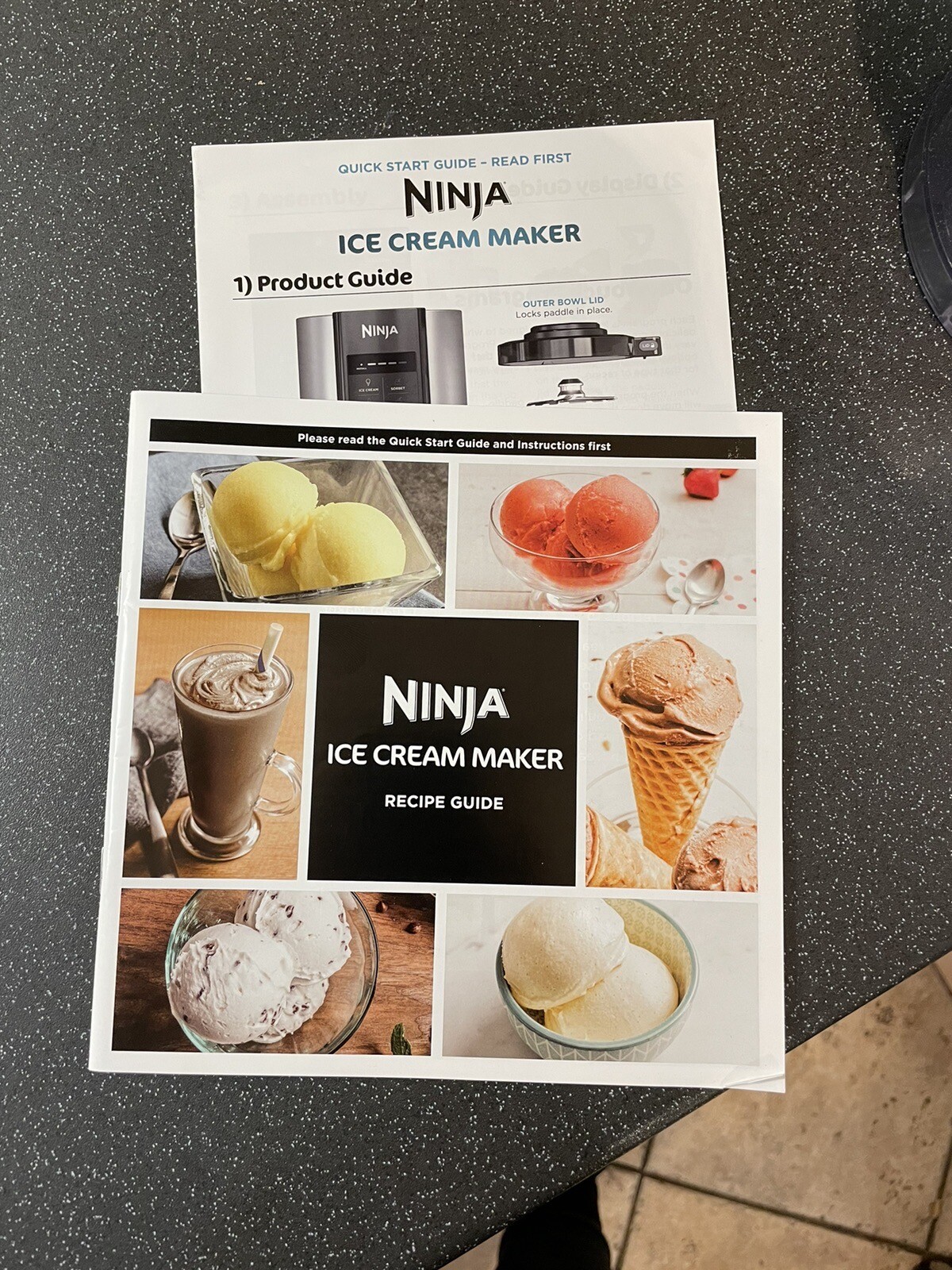 Ninja NC300UK 800W Electric Ice Cream Maker Black/Grey 622356243407