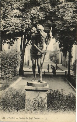 PC JUDAICA, FLERS, STATUE DU JUIF ERRANT, Vintage Postcard (b37763) | eBay