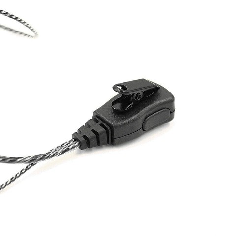 2 Pin Covert Acoustic Tube Earpiece Headset PTT Earphone For Baofeng Kenwood TYT - Photo 4/6