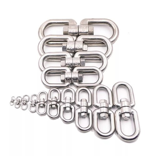 M3-M22 304 Stainless Steel Swivel Eye & Eye Chain Double Swivel Eye Snap Chain - Picture 3 of 12