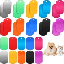 Wholesale Premium Anodized Aluminium Blank Dog Tag for Jewelry Crafting