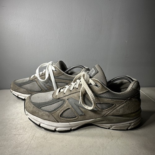 New Balance 990v4 Gray Suede USA Made Men’s Size 9.5 D Sneakers Y2K Retro - Picture 5 of 10