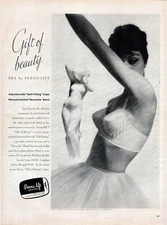 Print Ad Perma-Lift Bra 1959 Full Page Large Magazine 10.5"x13.5"