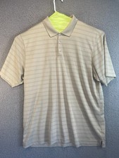 Haggar Size XL Striped Men's Polo Shirt Short Sleeve