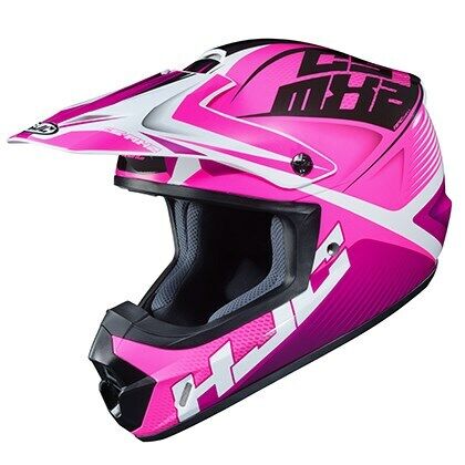 HJC CS-MX II Ellusion Helmet - Pink - LG Dirt Bike ATV Snowmobile - Picture 1 of 1