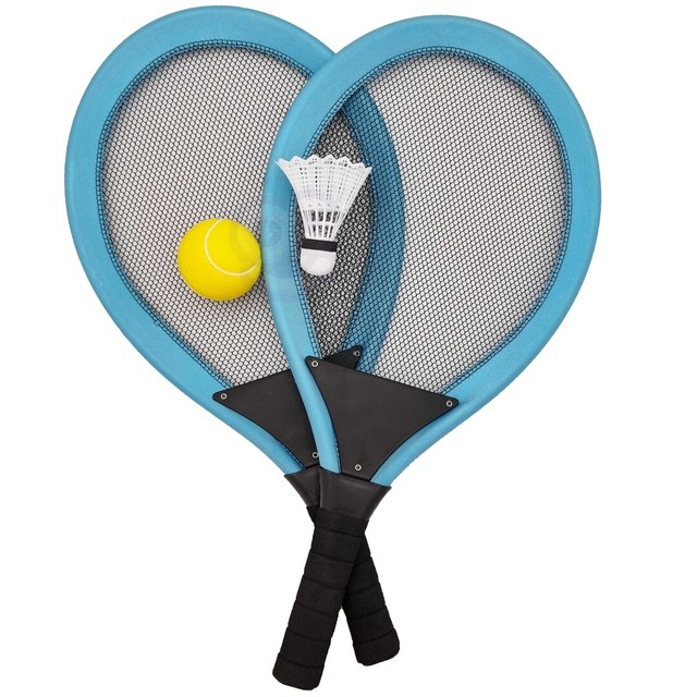 Woopie Grand Badminton Tennis Raquettes pour Enfants Kit Balle Volant QV10874 Woopie Grand Badminton Tennis Raquettes pour Enfants Kit Balle Volant QV10874