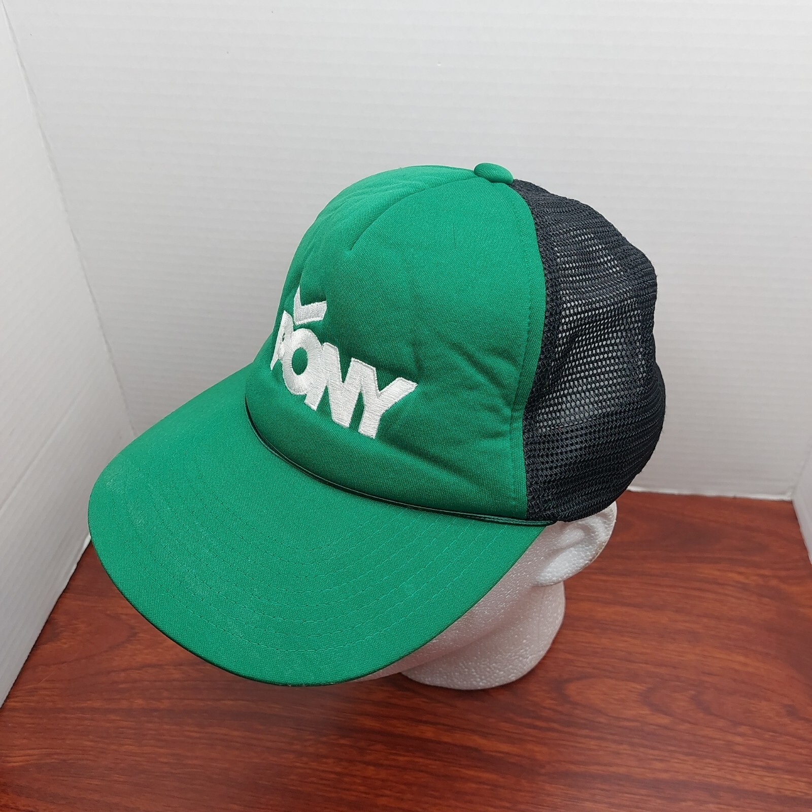 Scarpe sneakers vintage PONY snapback camionista cappello berretto