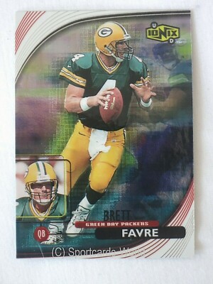 Brett Favre - 1999 UD Ionix #22 - Green Bay Packers Playercard