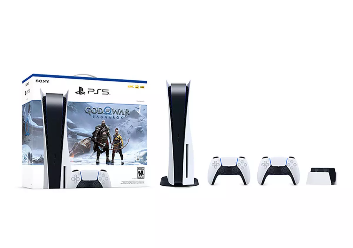 Pack PS5 Standard : Console PS5 Standard + God of War : Ragnarök (Code de  téléchargement) + Disque Dur Externe GoW : Ragnarök - 2To - Cdiscount Jeux  vidéo