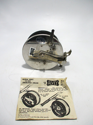 Fishing Reel Alvey 45-C1 Side Cast Star Drag in original box Fishing Reel Alvey 45-C1 Side Cast Star Drag in original box