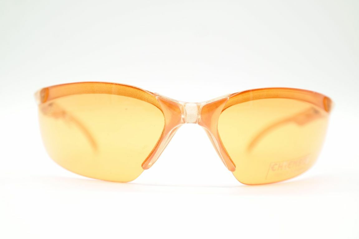 Chiemsee 067 Naranja Media Luna Gafas De Sol Nuevas