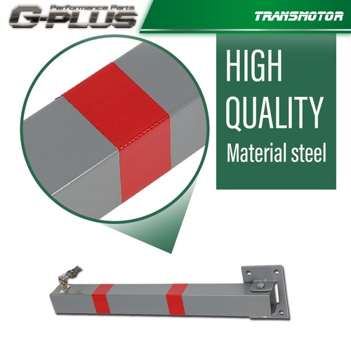 Folding Parking Barrier Lockable Car Bollard Driveway Car Safety Security Post - Picture 4 of 12