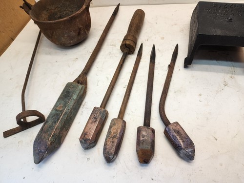 Cubierta de forja para zumbador de hierro fundido, cápsula de fusión, soldadores con punta de cabeza de cobre - Imagen 2 de 12