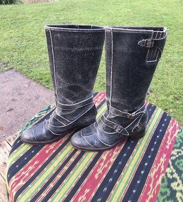 designer biker boots