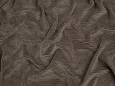 Minerva 8 Wale Velour Rib Stretch Knit Cord Fabric Taupe - per metre