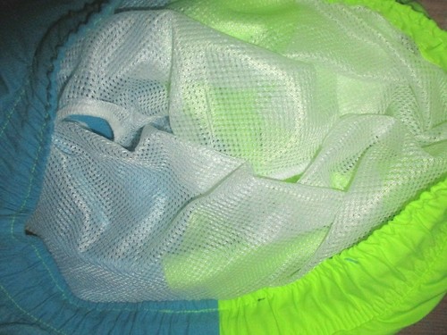 MENS SURF SOCIETY DRAWSTRING NEON YELLOW BLUE LINED SWIM BOARD SHORTS SIZE XL - Picture 3 of 3