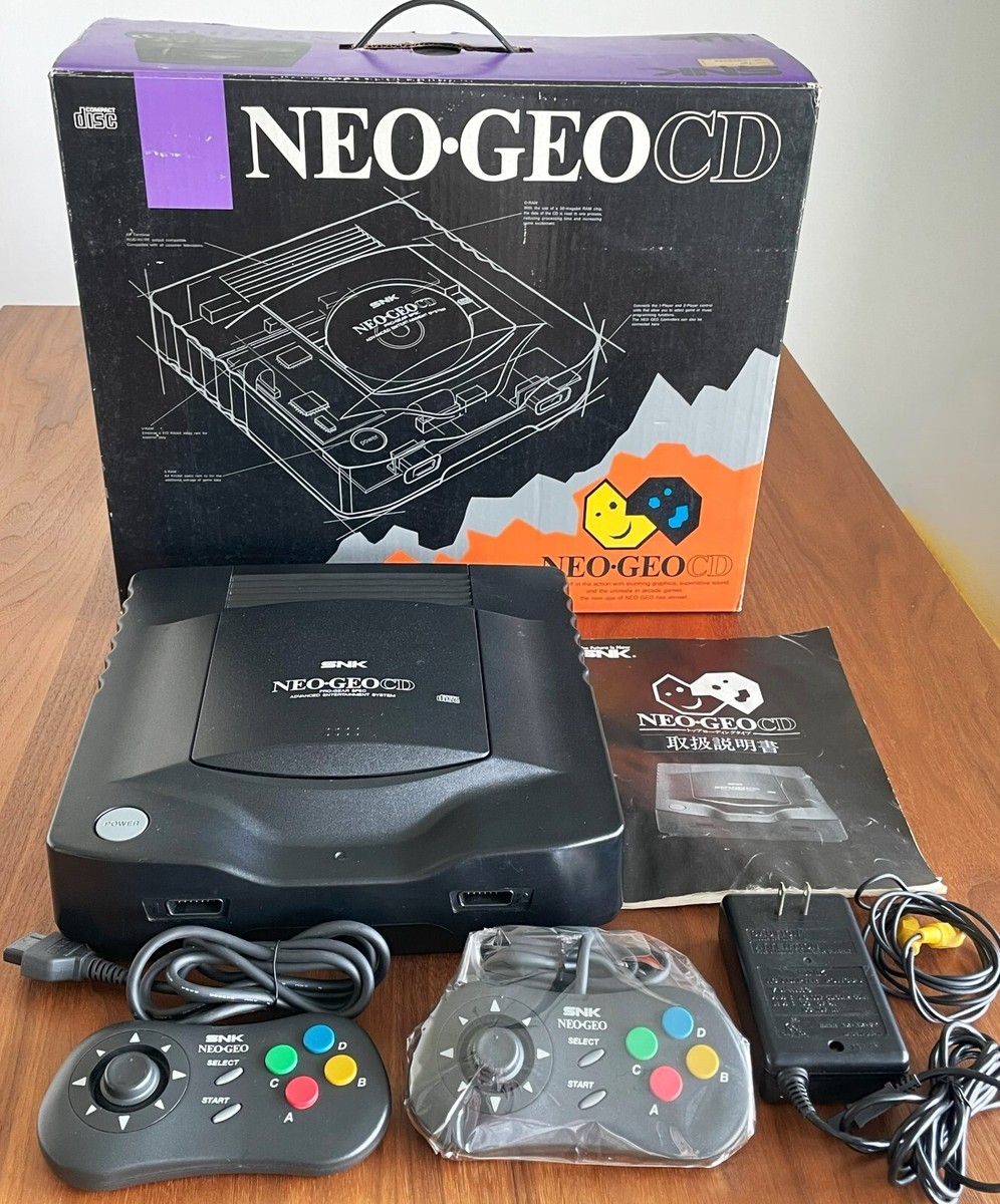 Neo Geo CD Console System CD-T01 SNK W/Controllers Boxed Neo Geo CD Console System CD-T01 SNK W/Controllers Boxed