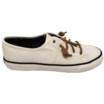 Sperry Sneakers Seacoast Ivory Women's Size Casual Boat Sneakers