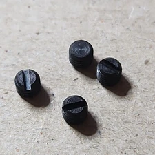 Machine screws, headless plug screws, 6-48