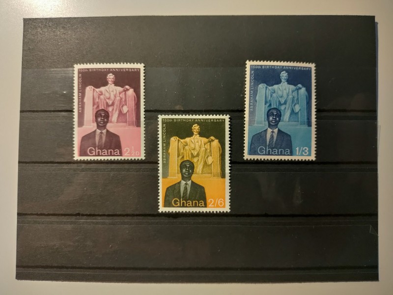 1959 Ghana Stamps(150th Birthday of Lincoln),MNH,OG